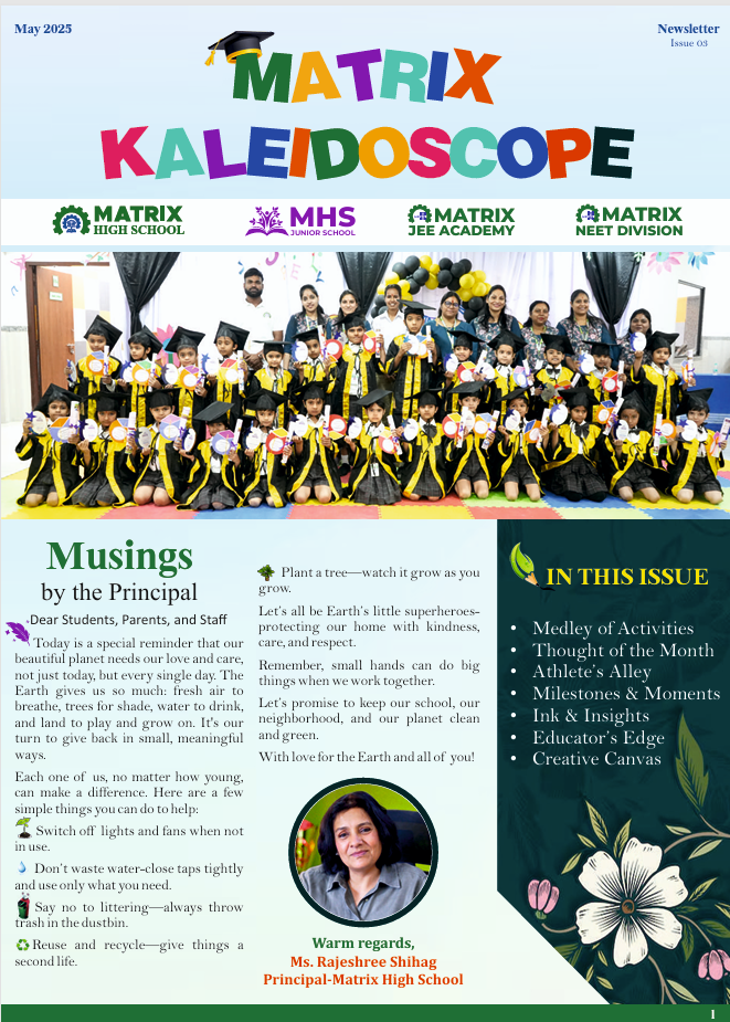 Cover of MHS Newsletters —May 2025